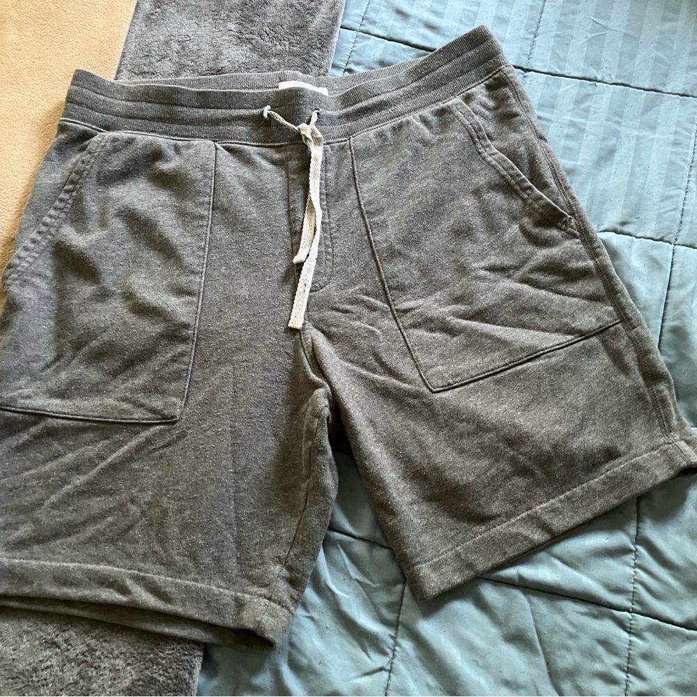 Grey lounge shorts